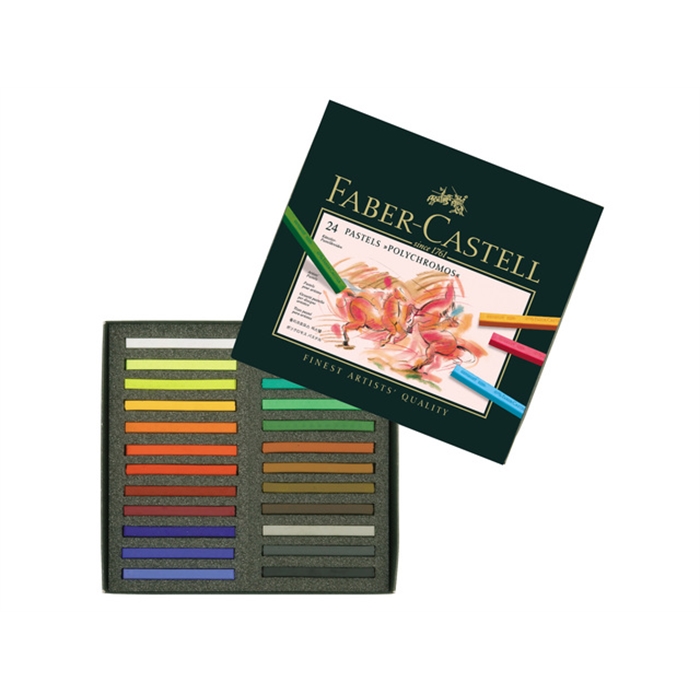 Picture of Craies pastel Faber Castell Polychromos etui 24 pces.