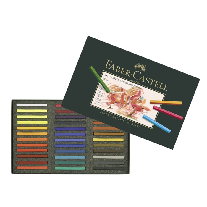 Picture of Craies pastel Faber Castell Polychromos etui 36 pces.