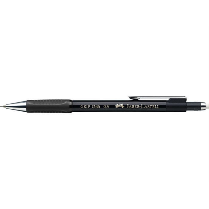 Picture of Porte-mine Faber Castell GRIP 1345 0,5mm noir metallique