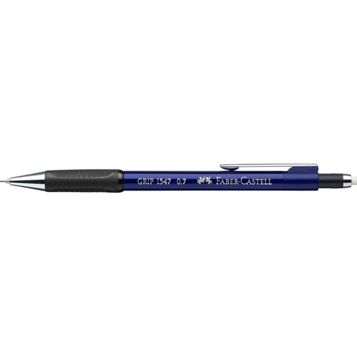 Picture of Porte-mine Faber Castell GRIP 1347 0,7mm bleu metallique