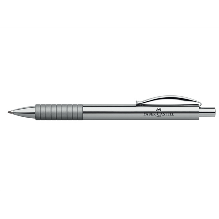 Afbeelding van balpen Faber Castell Basic Metal chroom