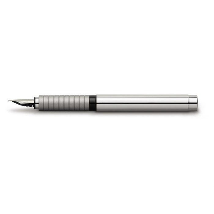 Picture of Stylo plume Faber Castell Basic Metal chrome F