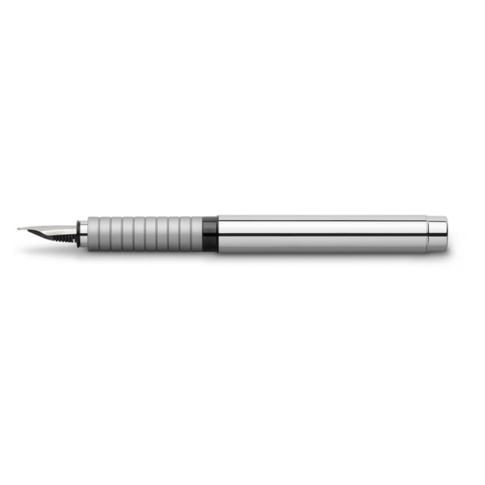 Picture of Stylo plume Faber Castell Basic Metal chrome EF