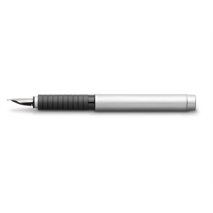 Picture of Stylo plume Faber Castell Basic Metal chrome mat M