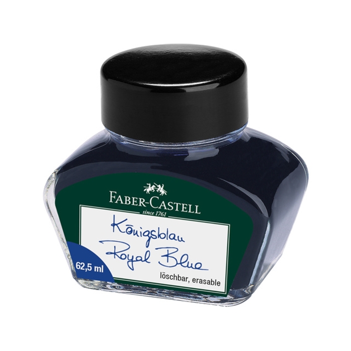 Picture of Encrier Faber-Castell bleu royal flacon 62,5 ml