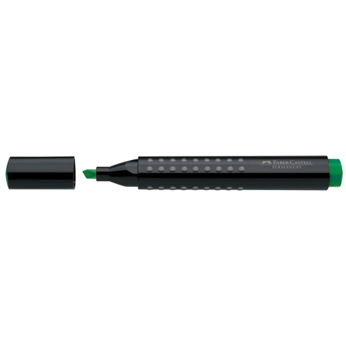 Picture of Marqueur Faber Castell GRIP permanent pointe biseautée vert