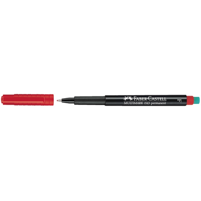 Picture of Marqueur Faber Castell Multimark permanent F rouge