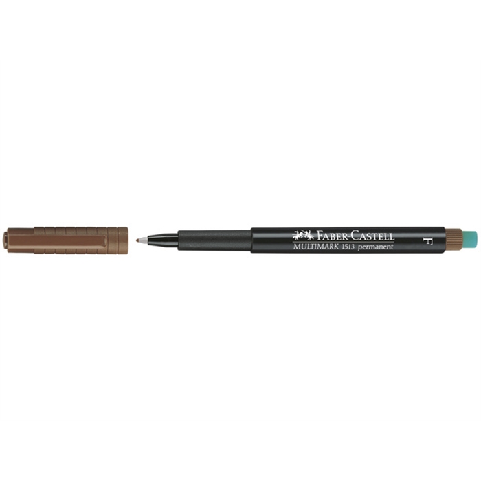 Picture of Marqueur Faber Castell Multimark permanent F brun