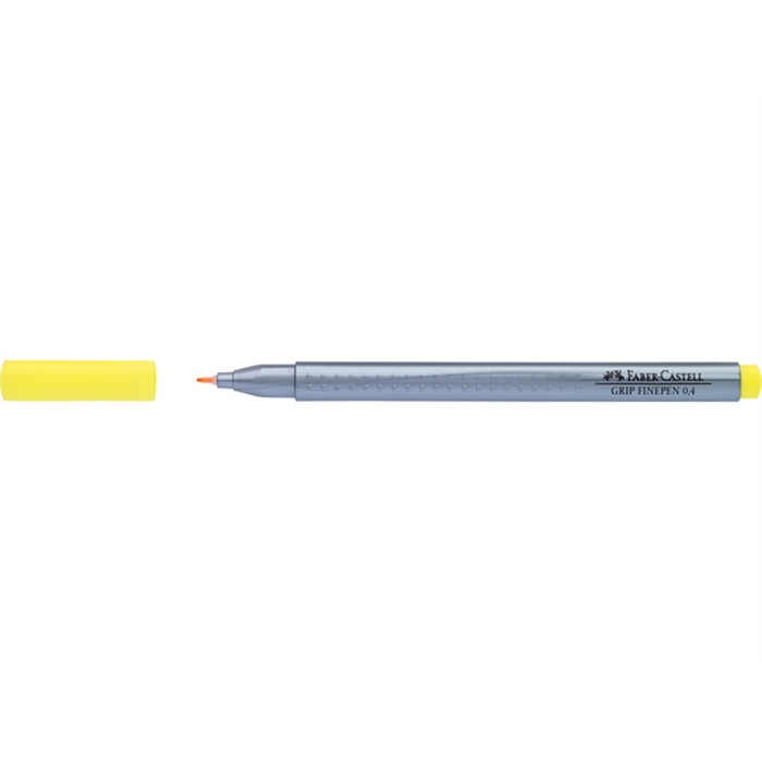 Afbeelding van fineliner Faber Castell GRIP 0,4mm cadmium geel