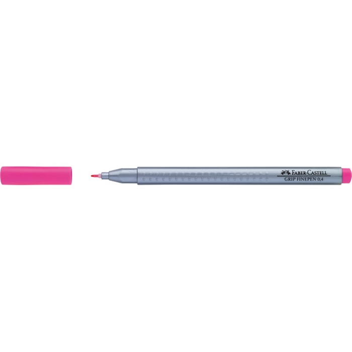 Afbeelding van fineliner Faber Castell GRIP 0,4mm magenta