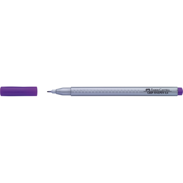 Afbeelding van fineliner Faber Castell GRIP 0,4mm paars