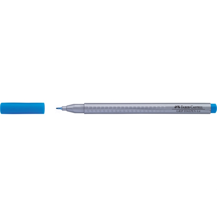 Afbeelding van fineliner Faber Castell GRIP 0,4mm lichtblauw