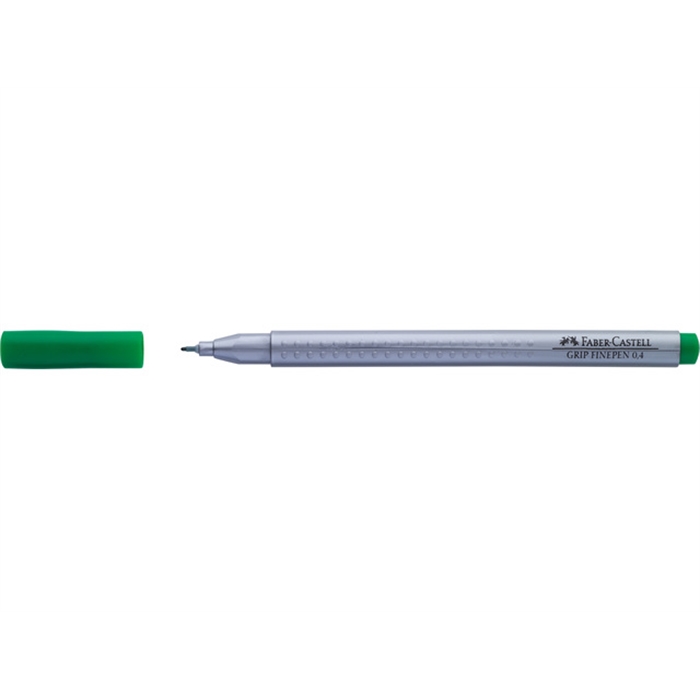 Afbeelding van fineliner Faber Castell GRIP 0,4mm permanent olijfgroen