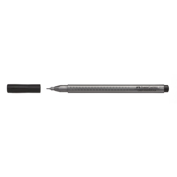 Afbeelding van fineliner Faber Castell GRIP 0,4 mm zwart