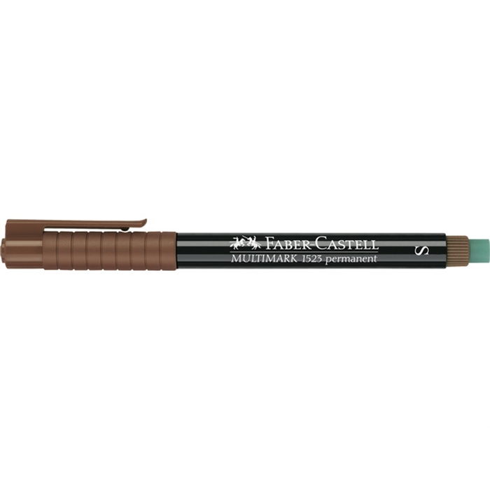 Picture of Marqueur Faber Castell Multimark permanent S brun