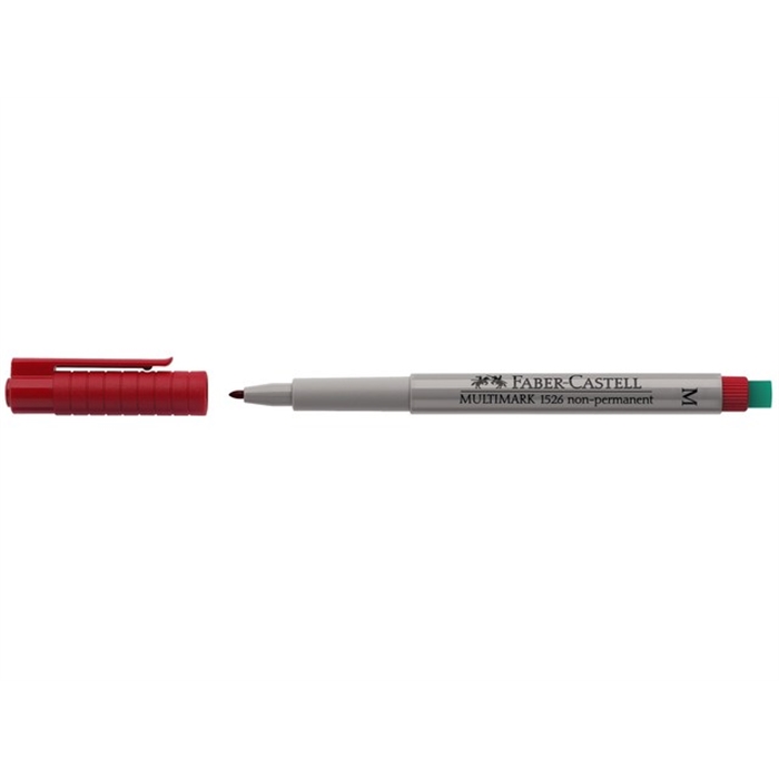 Picture of Marqueur Faber Castell Multimark non-permanent M rouge