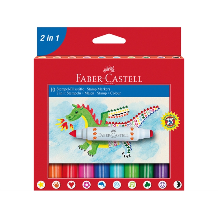 Picture of Marqueur Faber-Castell 10 pieces dans etui