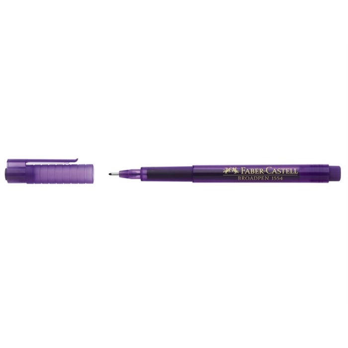 Afbeelding van fineliner Faber Castell Broadpen 1554 violet