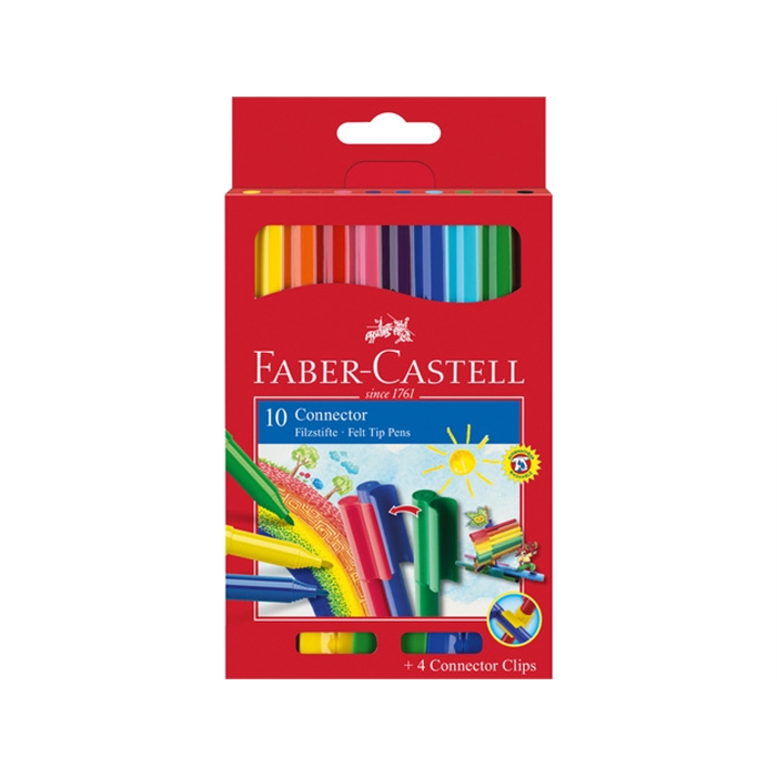 Picture of Feutres Faber Castell Connector etui 10 pces