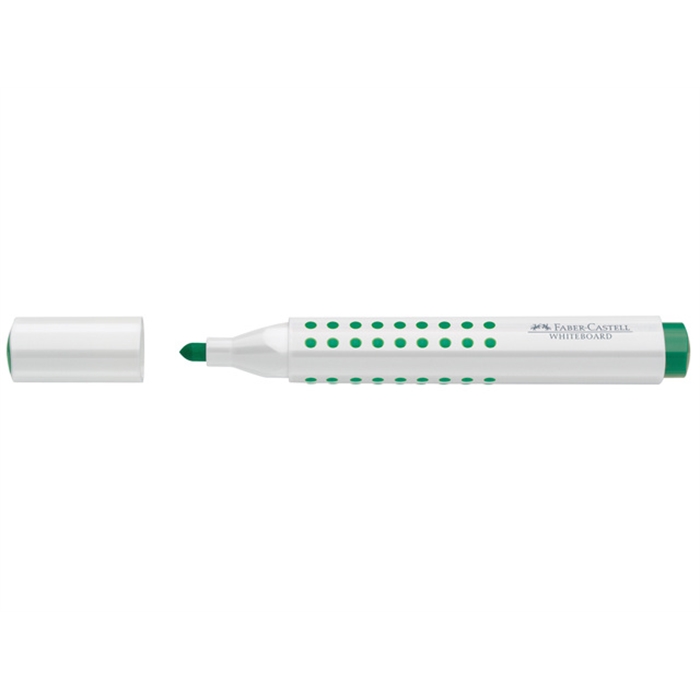 Afbeelding van whiteboardmarker Faber Castell GRIP ronde punt groen