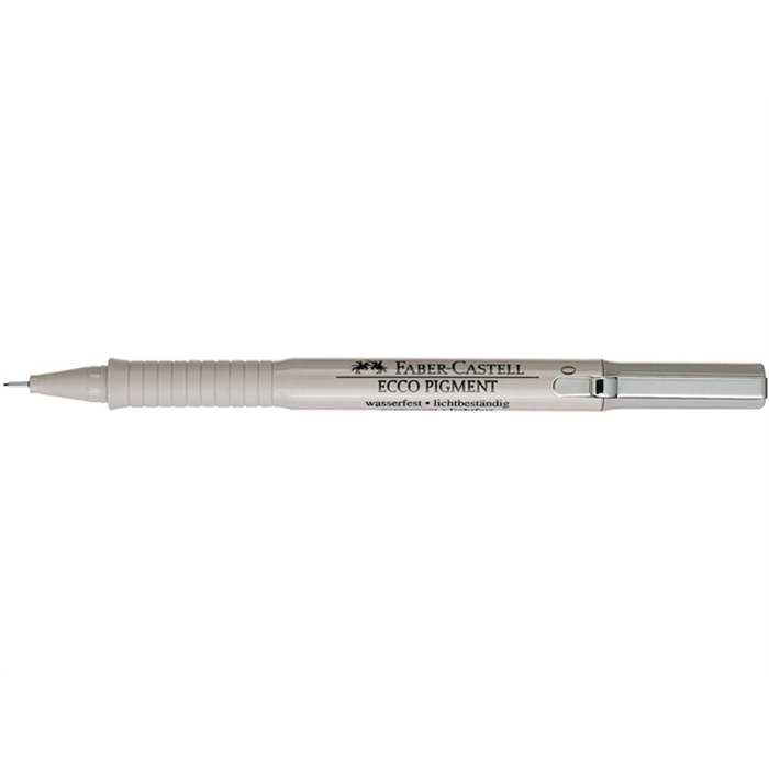 Afbeelding van tekenpen Faber Castell Ecco Pigment 0,1 mm zwart