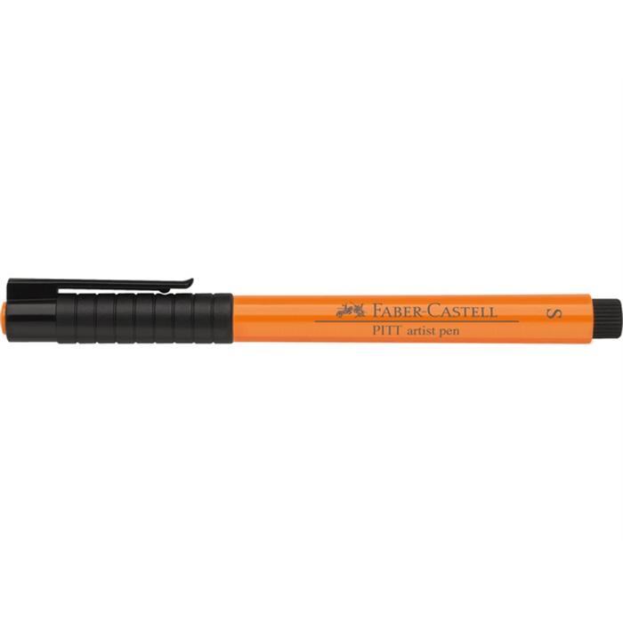 Afbeelding van tekenstift Faber Castell Pitt Artist Pen S 113 oranje