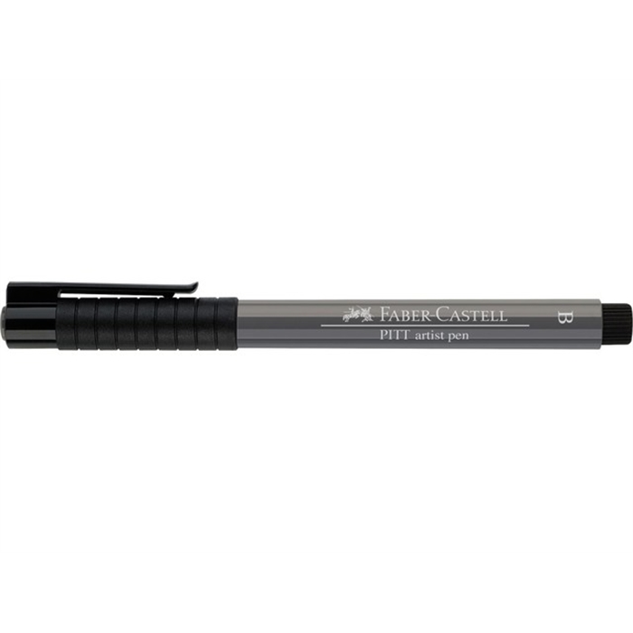 Afbeelding van tekenstift Faber Castell Pitt Artist Pen Brush 233          koudgrijs IV