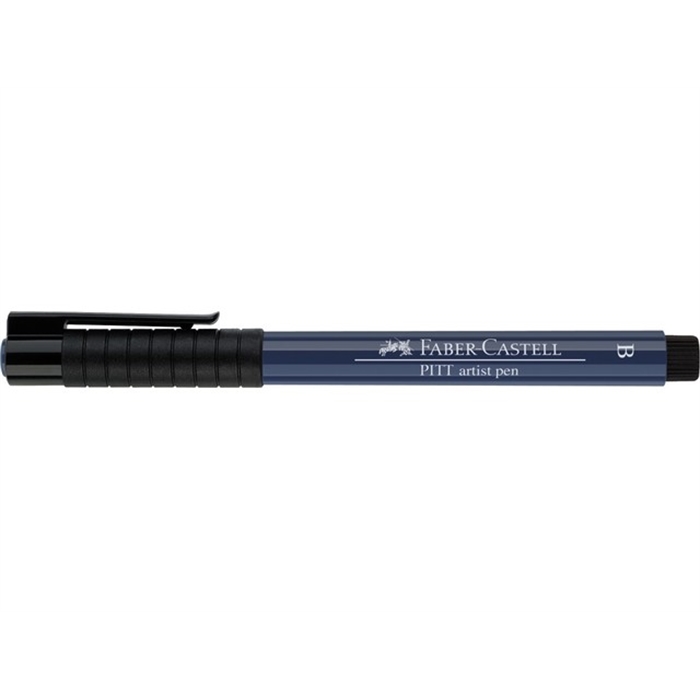 Afbeelding van tekenstift Faber Castell Pitt Artist Pen Brush 247          indanthreen blauw