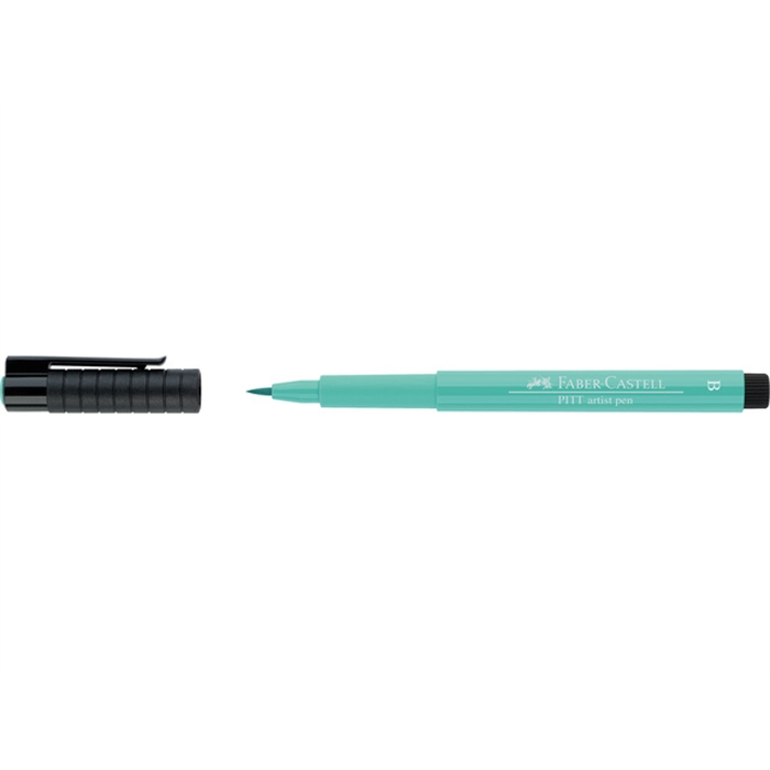 Afbeelding van tekenstift Faber Castell Pitt Artist Pen Brush 161 phthalo  groen