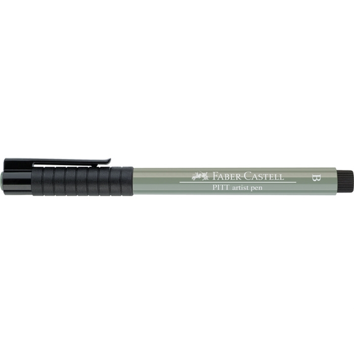 Afbeelding van tekenstift Faber Castell Pitt Artist Pen Brush 172          aardegroen