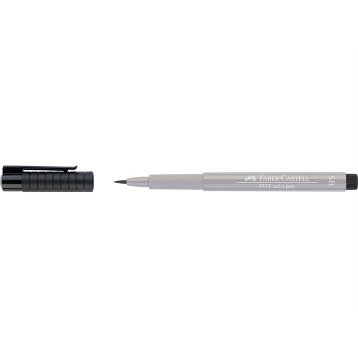 Picture of Feutre Faber-Castell Pitt Artist Pen Soft Brush 272 gris    chaud III