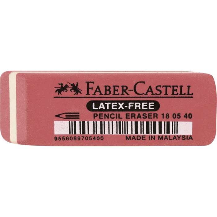 Afbeelding van gum Faber Castell 7005 rubber rood