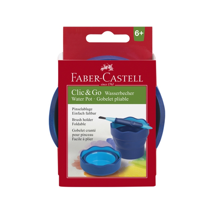 Picture of Godet a eau Faber Castell Clic&Go bleu