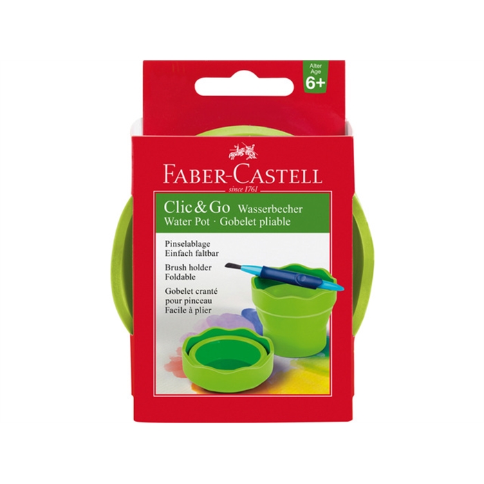 Picture of Godet a eau Faber-Castell Clic & Go vert