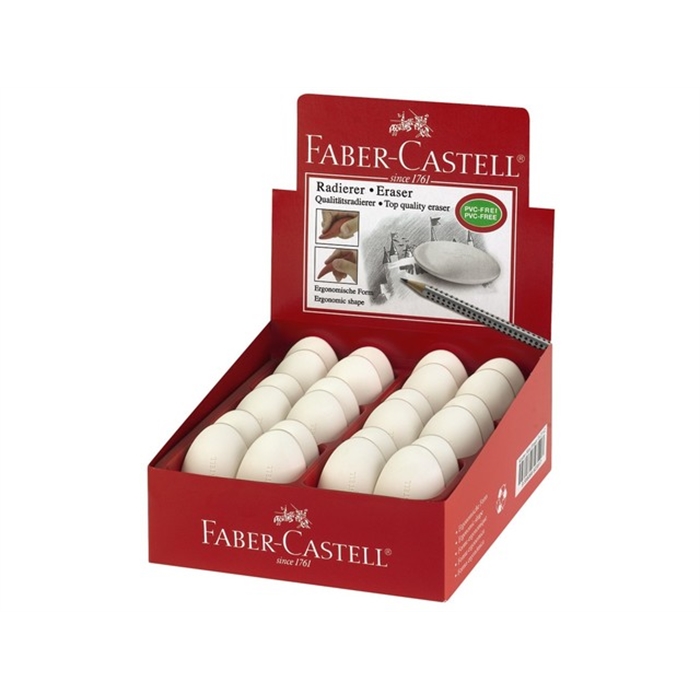 Afbeelding van gum Faber Castell KOSMO MINI wit