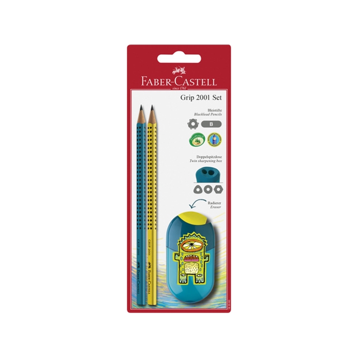 Picture of Crayon set Faber-Castell Grip 2001 'trend'