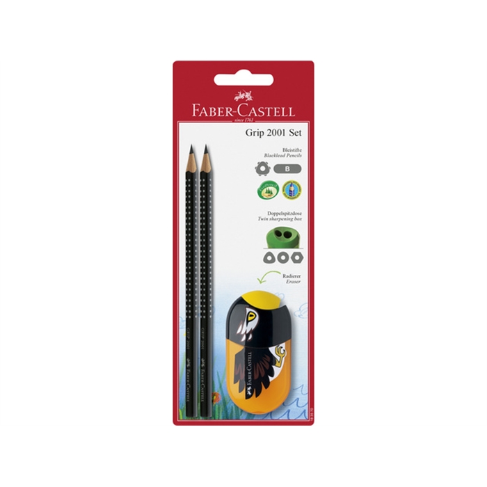 Picture of Crayon set Faber-Castell Grip 2001 'animal"