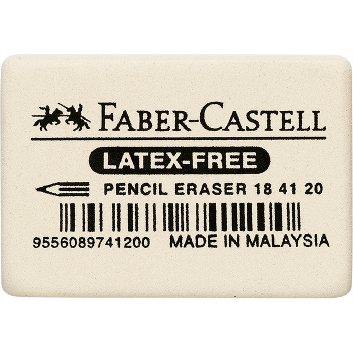 Afbeelding van gum Faber Castell 7041-20 natuurrubber