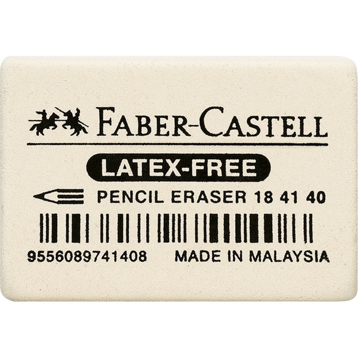 Afbeelding van gum Faber Castell 7041-40 natuurrubber