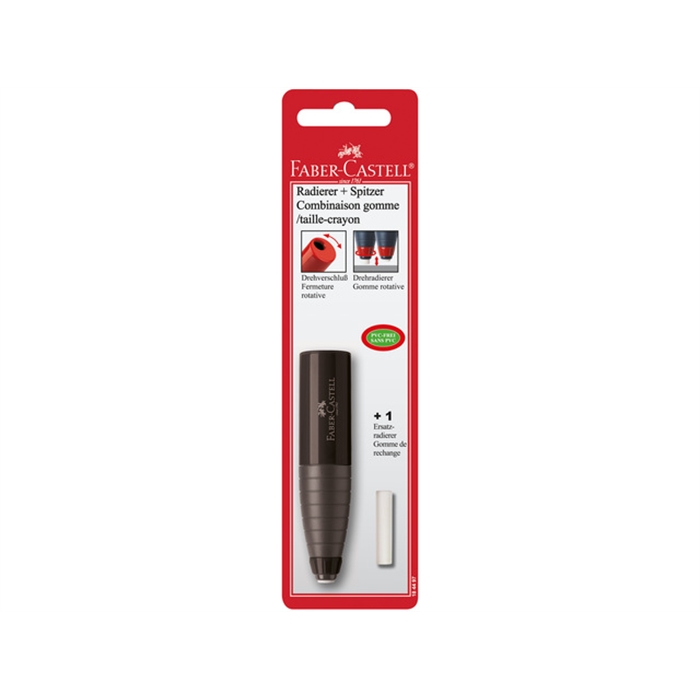 Picture of Gomme/taille-crayon Faber-Castell Combi noir