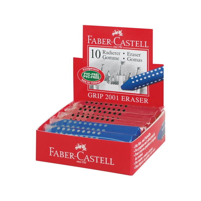 Afbeelding van gum Faber Castell GRIP 2001 assorti