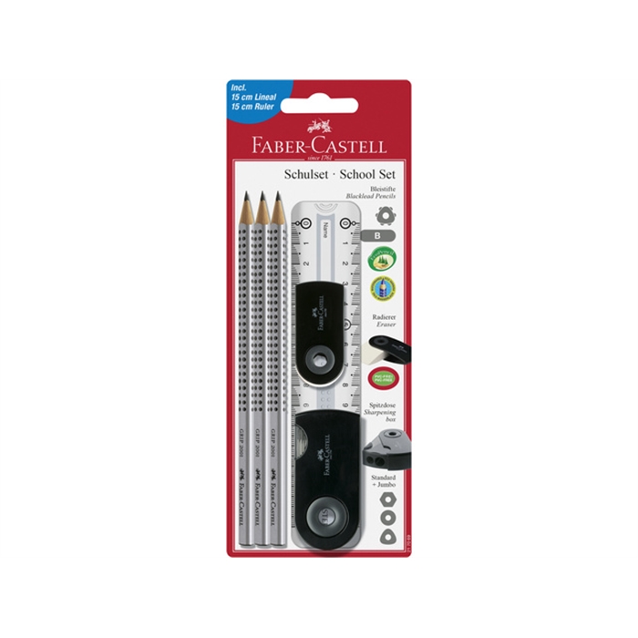 Picture of Faber-Castell GRIP 2001 set noir