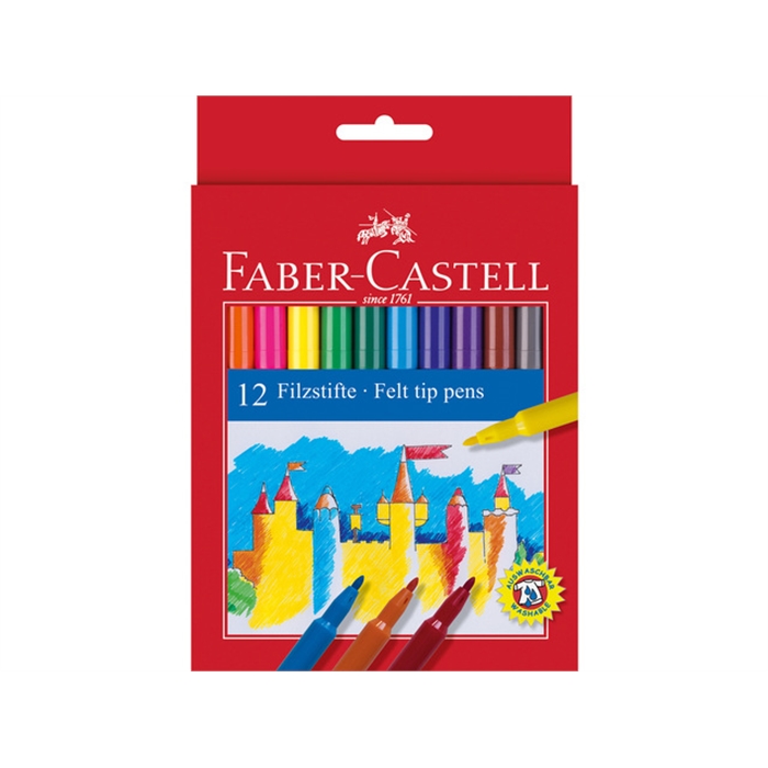 Picture of Feutres Faber Castell étui 12 pièces assorti