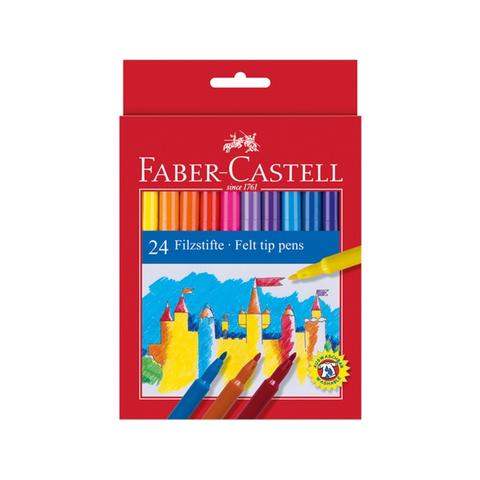 Picture of Feutres Faber Castell étui 24 pièces assorti