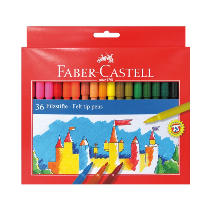 Picture of Feutres Faber Castell étui 36 pièces assorti