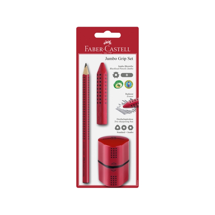 Picture of Crayon Faber-Castell GRIP 2001 set rouge