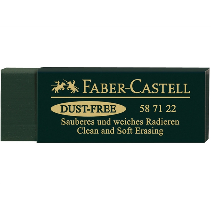 Afbeelding van gum Faber-castell stofvrij groen