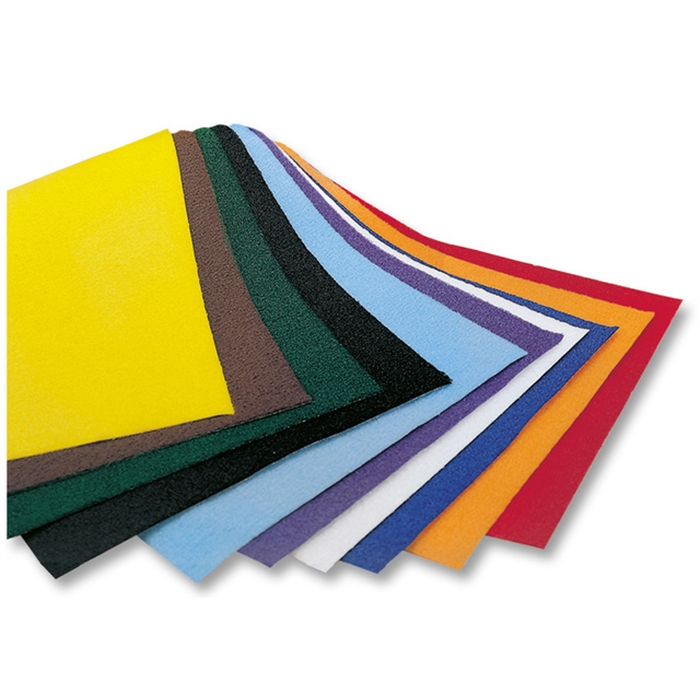 Picture of Papier aspect velours Folia 130grs 10 flles 50x70cm assortis