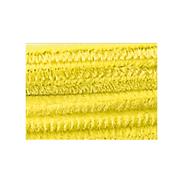 Image de Chenille Folia longueur 50cm 10 pces jaune citron