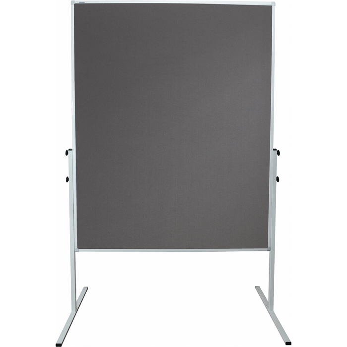 Image de Tableaux de présentation X-tra!Line®. Modèle standard. 120 x 150cm, Feutre, gris